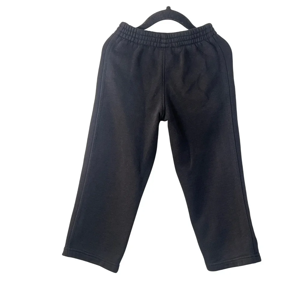 Nike Kids Black Pull On Straight Leg Loungewear Pants 4 Elastic Waist Comfort
